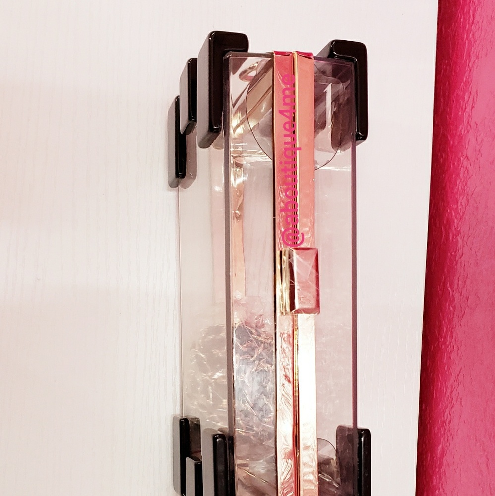 Acrylic Double Chain Clear Clutch bag NWT 🔥🔥 - Picture 3 of 5